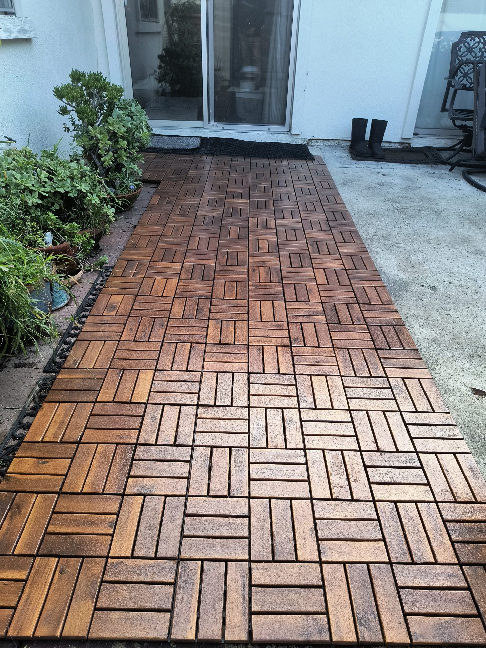 SparkleTuff applied to wood flooring