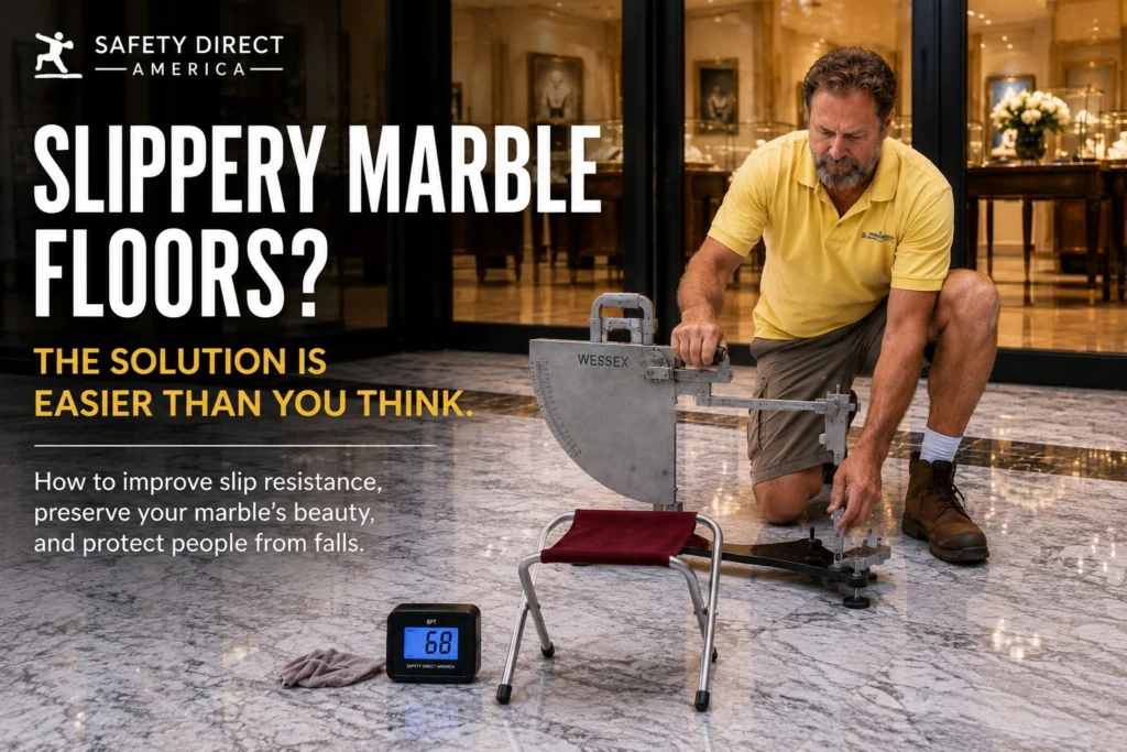 Slippery Marble Floor Solution